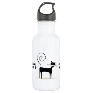 Black cat 532 ml water bottle