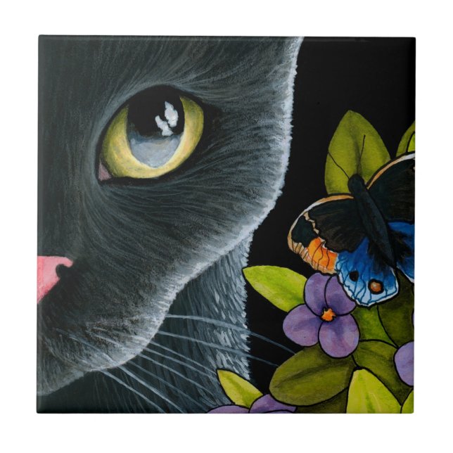 Black cat 557 tile (Front)
