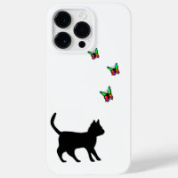 Black Cat and Butterfly