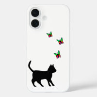 Black Cat and Butterfly