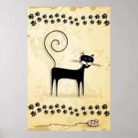 Black cat and mouse