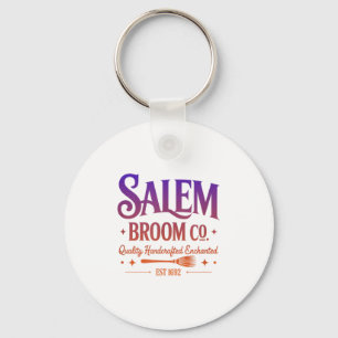 Black Cat And Pumpkin Atomic Retro Halloween  Key Ring