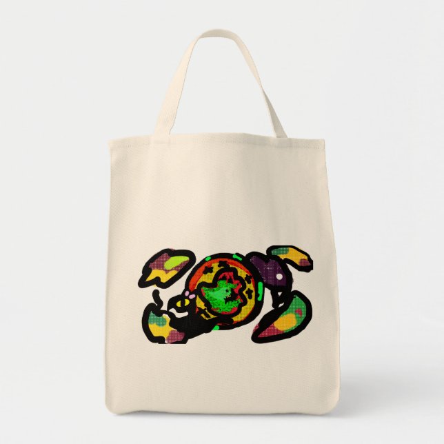 Black Cat and Raven  patch fun  Tote Bag (Front)