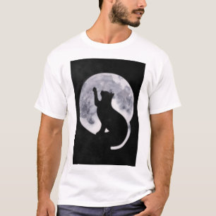 Black Cat and the Moon T-Shirt