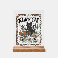 Black Cat Apothecary Cat Witchy Mystic Apothecary