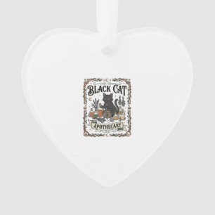 Black Cat Apothecary Cat Witchy Mystic Apothecary Ornament