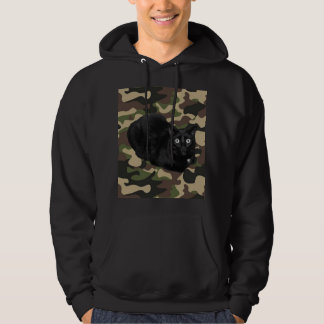 Black Cat Army Hoodie - Orion My Cat