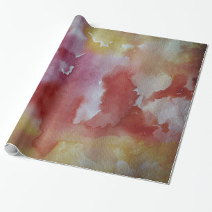 Black Cat Autumn Leaves Photo Wrapping Paper