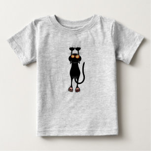 Black cat baby T-Shirt