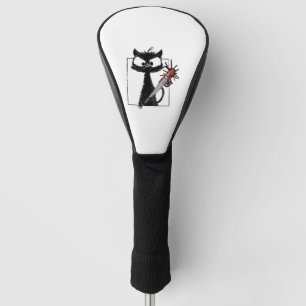 Black Cat Baseball Horror Halloween Golf Head Cover