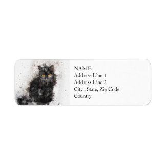 Black Cat Beauty | Abstract | Watercolor