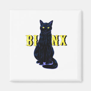 Black Cat Binx Halloween Gifts Party Magnet