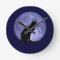 Black Cat Blue Moon clock