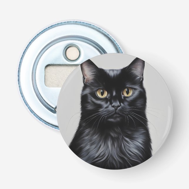 Black Cat Bottle Opener (Front)