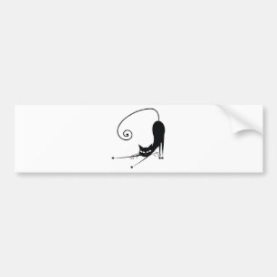 Black Cat Bumper Sticker