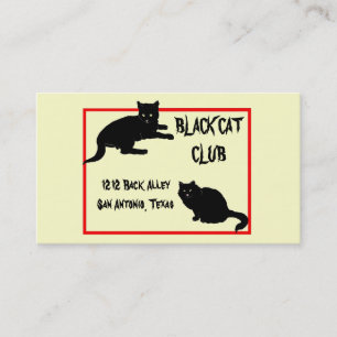 Black Cat Business Card