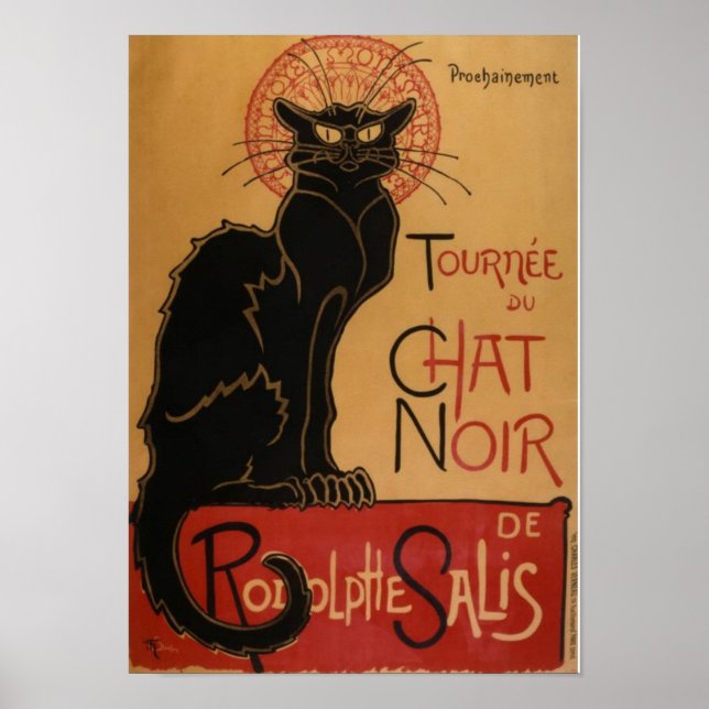 Black Cat Cafe Poster (Front)
