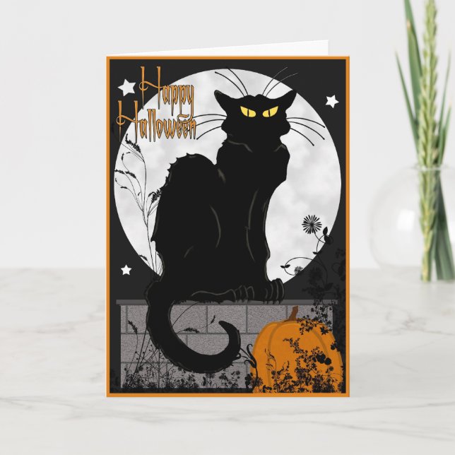 'Black Cat' Card (Front)