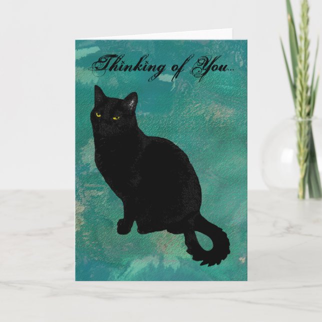 Black Cat Card (Front)