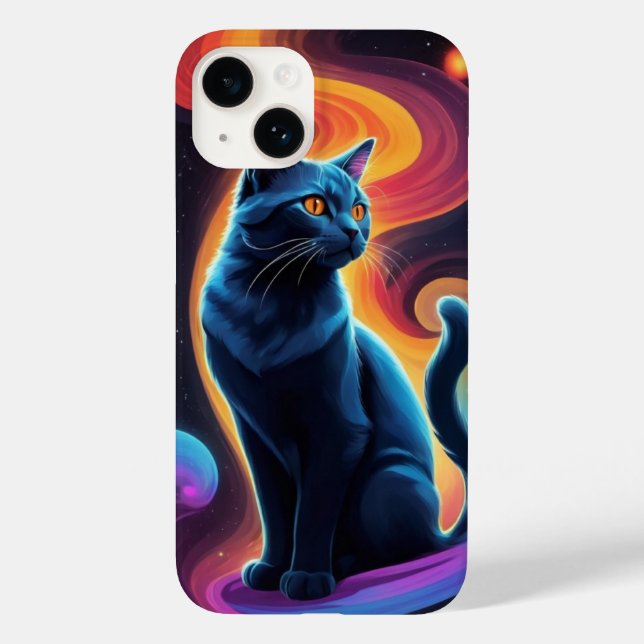 black cat Case-Mate iPhone case (Back)