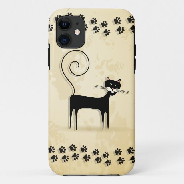 Black cat Case-Mate iPhone case (Back)