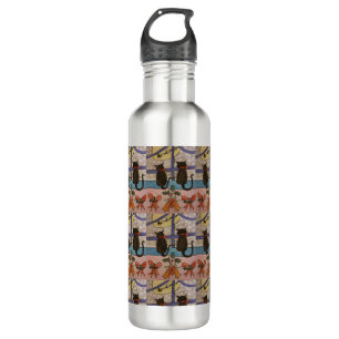 Black Cat Christmas  710 Ml Water Bottle