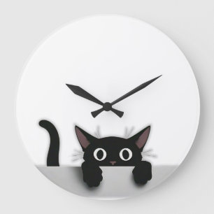 Black Cat Clock