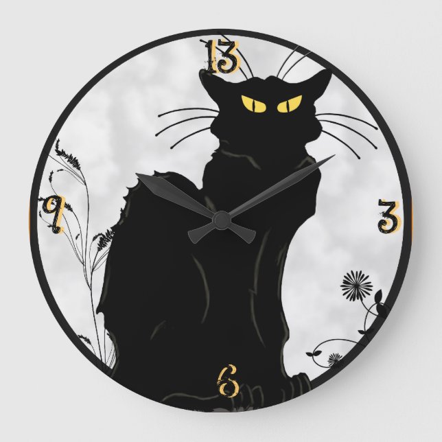 'Black Cat' Clock (Front)