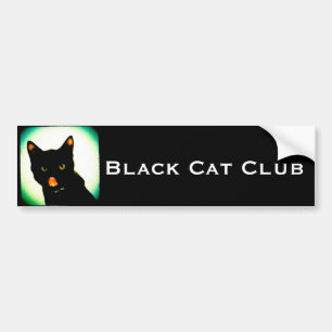 Black Cat Club bumper sticker