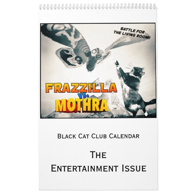Black Cat Club Calendar, the Entertainment Issue Calendar (Cover)