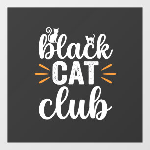 Black Cat Club Halloween Design