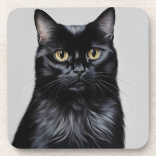 Black Cat Coaster