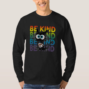 Black Cat Coffee Be Kind T-Shirt