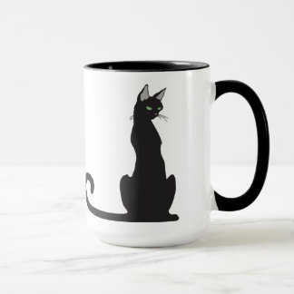 Black Cat Coffee Mug