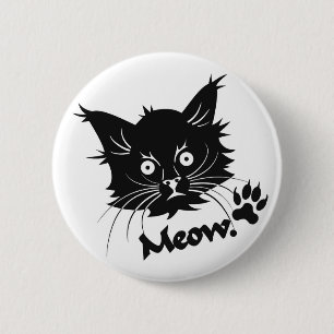 Black Cat custom button
