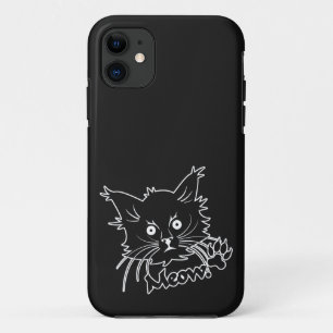 Black Cat custom iPhone case