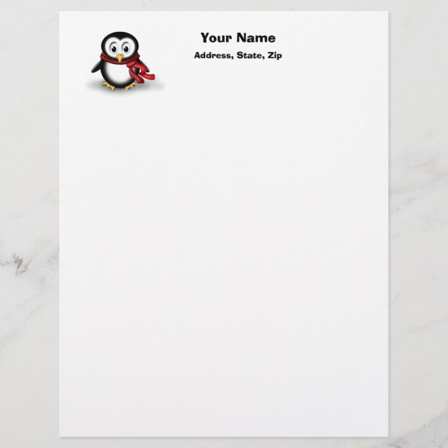 Black Cat Custom Letterhead (Front)