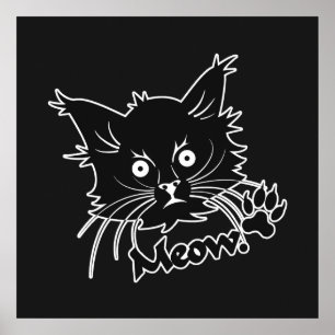 Black Cat custom poster