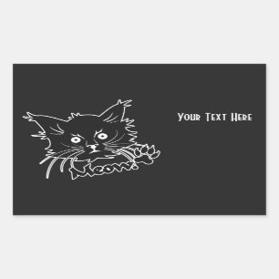 Black Cat custom stickers