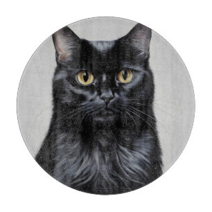 Black Cat Cutting Board