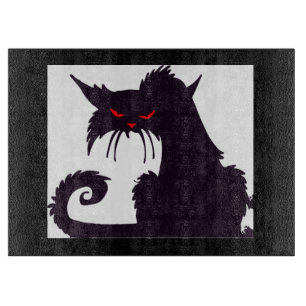 Black Cat Cutting Board