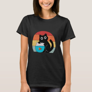 black Cat dad black cat attitude cat parent cat cu T-Shirt