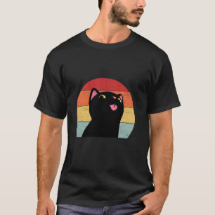 black Cat dad black cat attitude cat parent cat cu T-Shirt