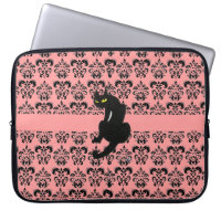 BLACK CAT DAMASK black pink