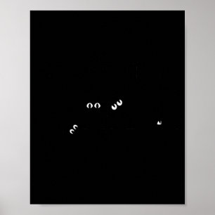 Black Cat Ew People Meowy Funny Cat Lover, Cat Dad Poster