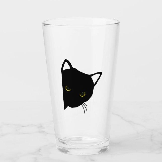 black cat eyes left glass (Front)
