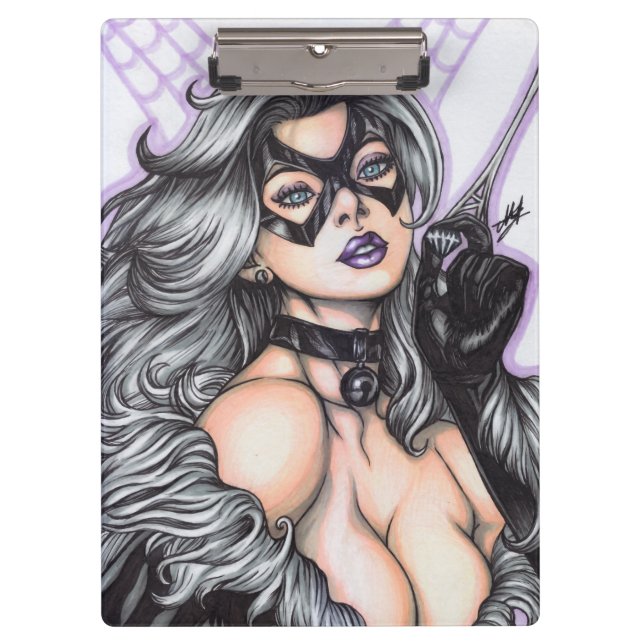 Black Cat ~ Felicia Hardy Clipboard (Front)