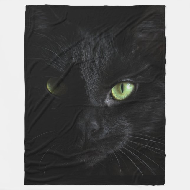 BLACK CAT FLEECE BLANKET (Front)