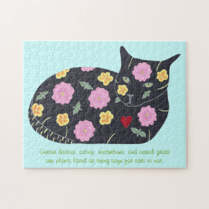 Black Cat Flowers Plants Cats Can Eat Puzzles