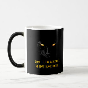 Black Cat funny cool customisable Magic Mug